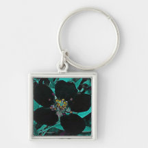 Floral Art Key Chain