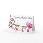 Floral Art Mothers' Day Card