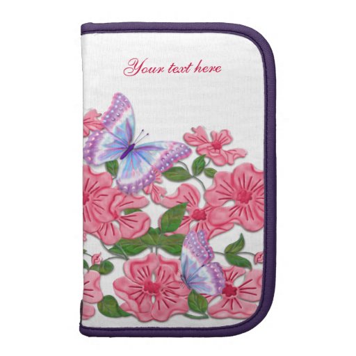 Floral attrayant et papillons agenda