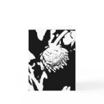 Floral B&W Card