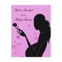 Floral Baby Shower Invitation Post Cards