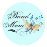 Floral Band Mom stickers