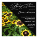 Floral Black Eyed Susans Bridal Shower Invite invitations