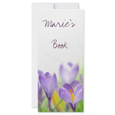 floral bookmarks custom rack cards by simple_designs