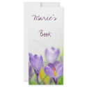 floral bookmarks rack cards