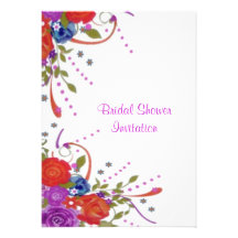 Floral Bridal Shower Invites