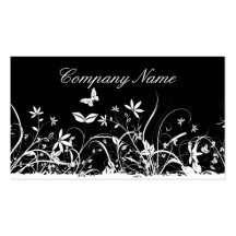 Floral business card