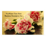 Floral Business Pink Carnations Business Card
