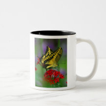 Floral Butterfly Mug
