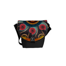 Floral Colour Abstract Vector Artt Mini Bag Messenger Bags