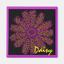 Floral Daisy Magnet