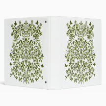 Floral Damask Lace Avery Binder