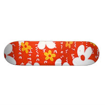 Floral Deck Skate Board Decks
