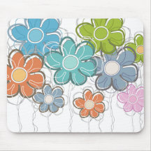 Floral Decor Mouse Pads