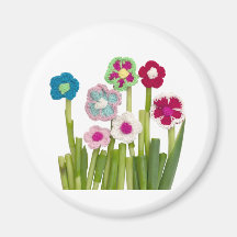 floral decoration magnets