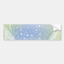 Floral Design Bumper Sticker