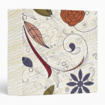 Floral Doodle Art 1.5" Binder