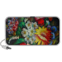 Floral Doodle Speakers
