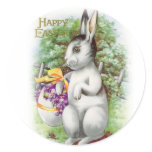Floral Easter Bunny Stickers