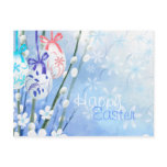 Floral Easter Eggs - Customized Post Card