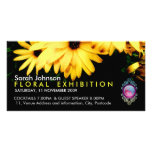 Floral Exhibition Promo Card photo cards
