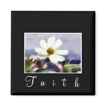 floral faith magnet