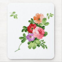 Floral fantacy mouse pads