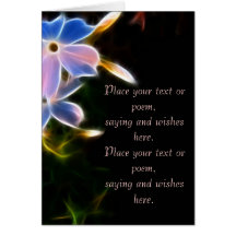 Floral fantasy Card