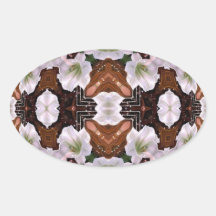 Floral Fantasy Kaleidoscope Mandala Sticker