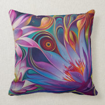 Floral Fantasy Pillow