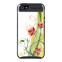 Floral Fashion 1 Skinitcases Cover For iPhone 5