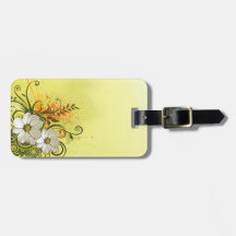 Floral Fashion 9  Luggage Tags