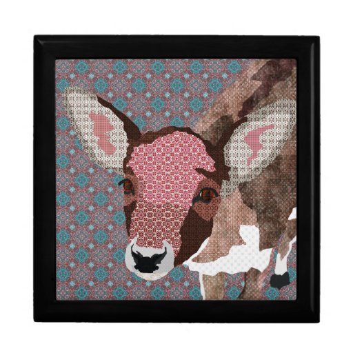 Floral Fawn Gift  Box Jewelry Box