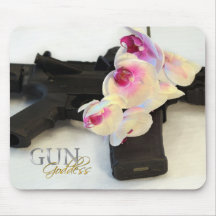 Floral Firepower - AR15 Mouse Pad