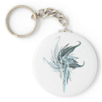 Floral first keychain