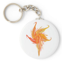 Floral first keychain