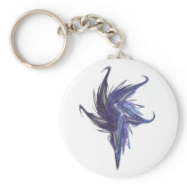Floral first keychain