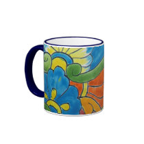 Floral Folk Art Mug
