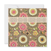 Floral Garden Party Invitation II