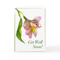 Floral Get Well Soon Card