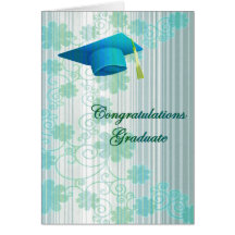 Floral Graduation Greeting Card