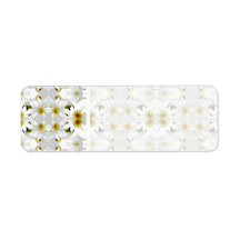 Floral Graphic Pattern Design. Return Address Label