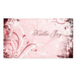 Floral Grunge Business Card