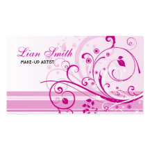 Floral Grunge Business Card