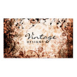 Floral Grunge Business Card