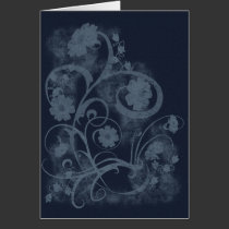 Floral Grunge cards