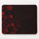 Floral - Grunge Design Mouse Mats
