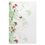 Floral Grunge Design Stationery