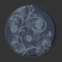 Floral Grunge magnets