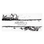 Floral Grunge Rack Card